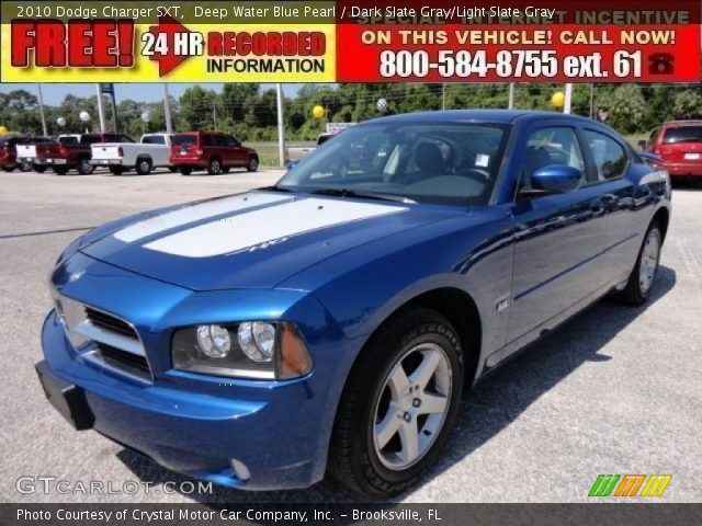 2010 Dodge Charger SXT in Deep Water Blue Pearl