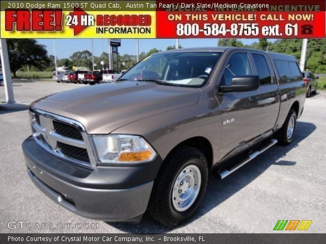 2010 Dodge Ram 1500 ST Quad Cab in Austin Tan Pearl