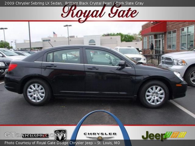 2009 Chrysler Sebring LX Sedan in Brilliant Black Crystal Pearl
