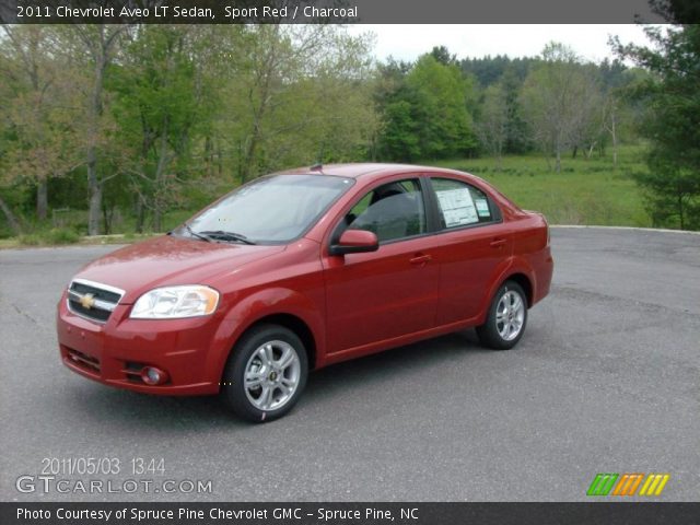 2011 Chevrolet Aveo LT Sedan in Sport Red
