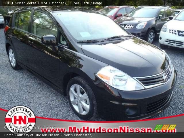 2011 Nissan Versa 1.8 SL Hatchback in Super Black