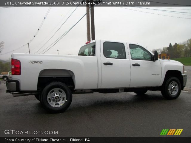 2011 Chevrolet Silverado 2500HD LS Crew Cab 4x4 in Summit White
