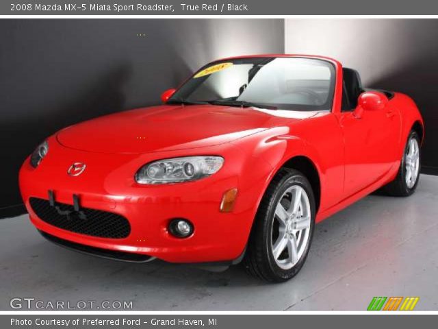 2008 Mazda MX-5 Miata Sport Roadster in True Red