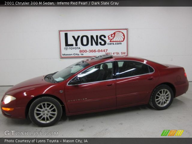 2001 Chrysler 300 M Sedan in Inferno Red Pearl