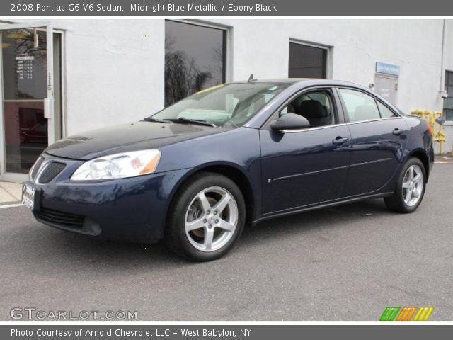 2008 Pontiac G6 V6 Sedan in Midnight Blue Metallic