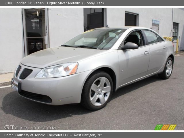 2008 Pontiac G6 Sedan in Liquid Silver Metallic