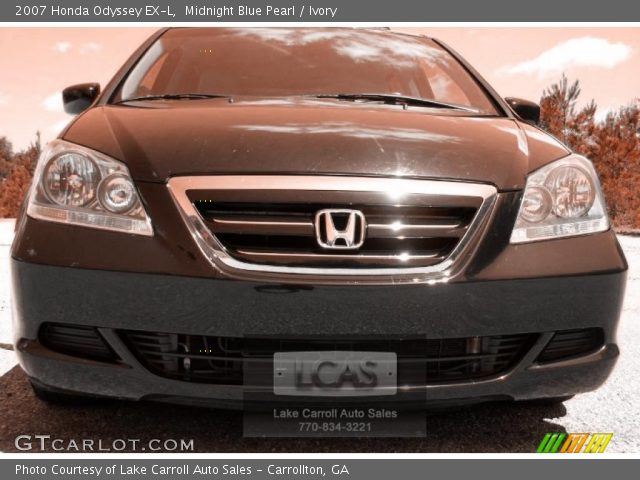 2007 Honda Odyssey EX-L in Midnight Blue Pearl