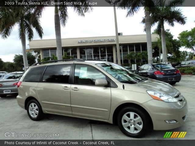 2009 Toyota Sienna XLE in Desert Sand Mica