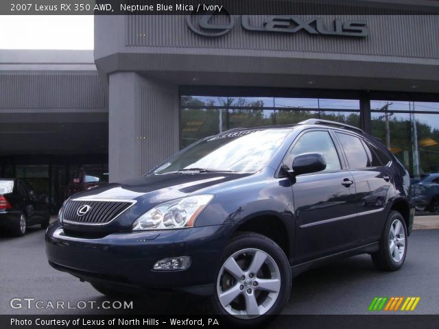 2007 Lexus RX 350 AWD in Neptune Blue Mica