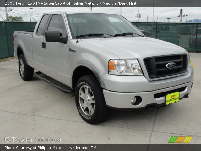 2006 Ford F150 FX4 SuperCab 4x4 in Silver Metallic