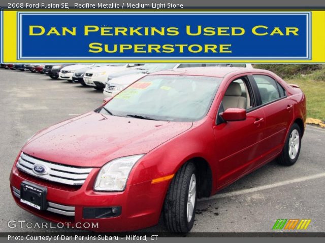 2008 Ford Fusion SE in Redfire Metallic