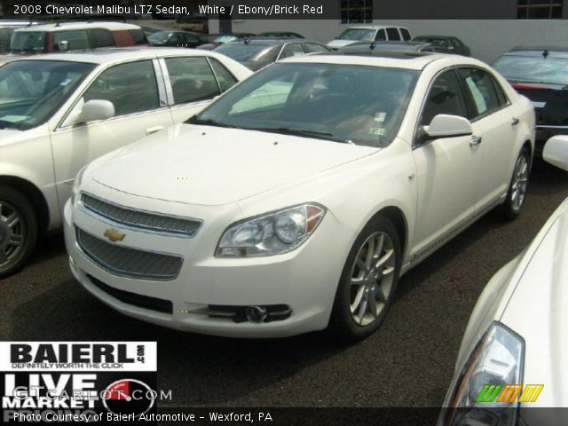 2008 Chevrolet Malibu LTZ Sedan in White
