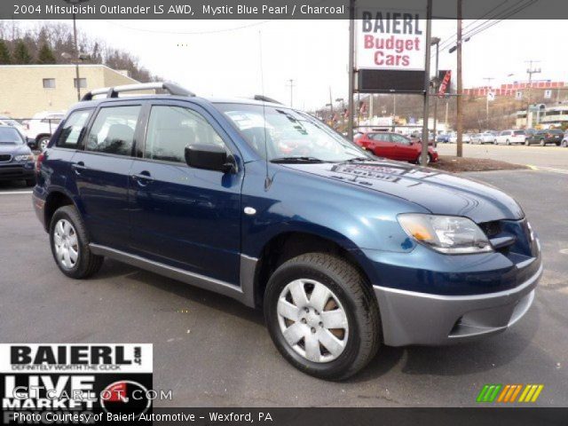 2004 Mitsubishi Outlander LS AWD in Mystic Blue Pearl