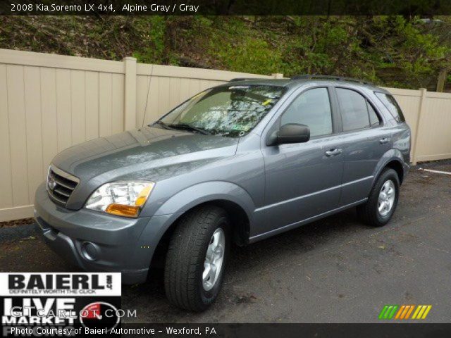 2008 Kia Sorento LX 4x4 in Alpine Gray