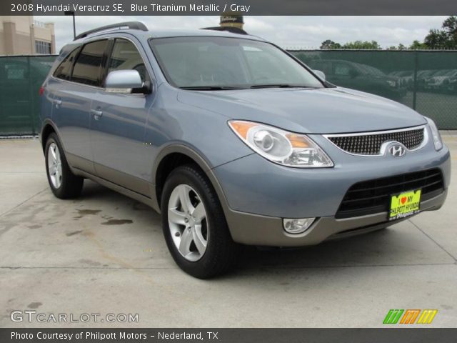 2008 Hyundai Veracruz SE in Blue Titanium Metallic