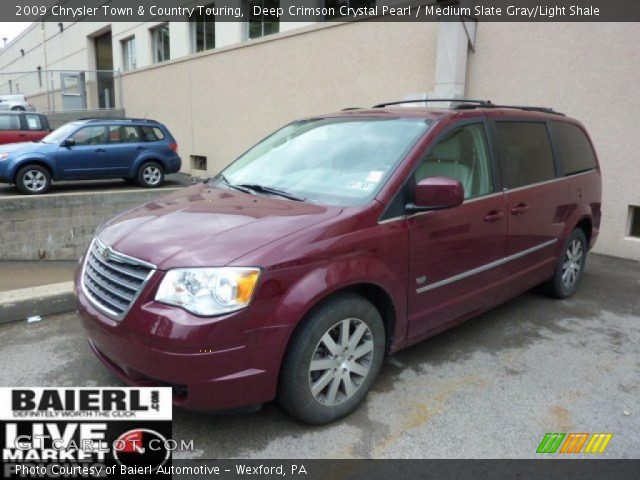 2009 Chrysler Town & Country Touring in Deep Crimson Crystal Pearl