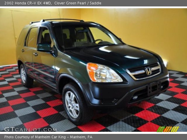 2002 Honda CR-V EX 4WD in Clover Green Pearl