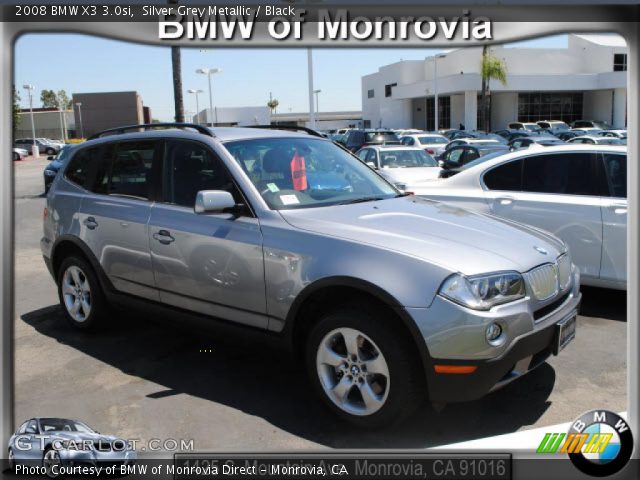 2008 BMW X3 3.0si in Silver Grey Metallic