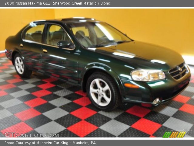 2000 Nissan Maxima GLE in Sherwood Green Metallic