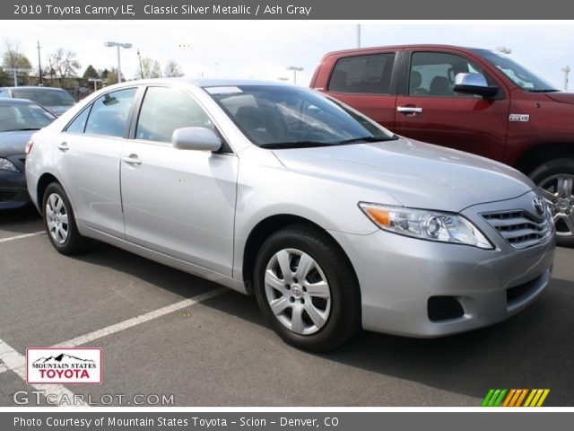 2010 Toyota Camry LE in Classic Silver Metallic