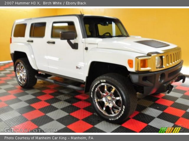 2007 Hummer H3 X in Birch White