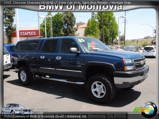2005 Chevrolet Silverado 2500HD LT Crew Cab 4x4 in Dark Blue Metallic