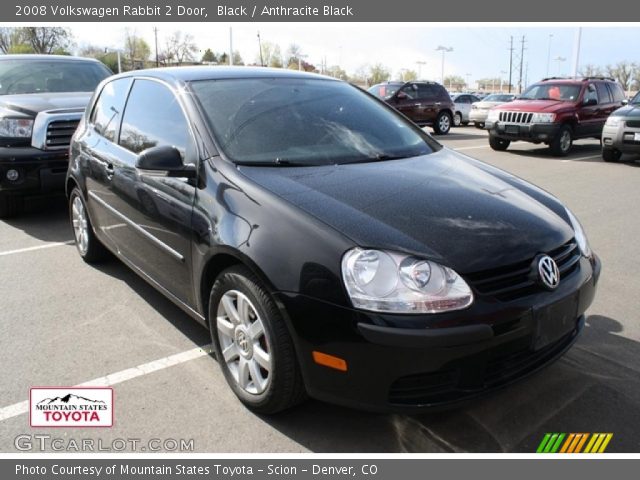 2008 Volkswagen Rabbit 2 Door in Black