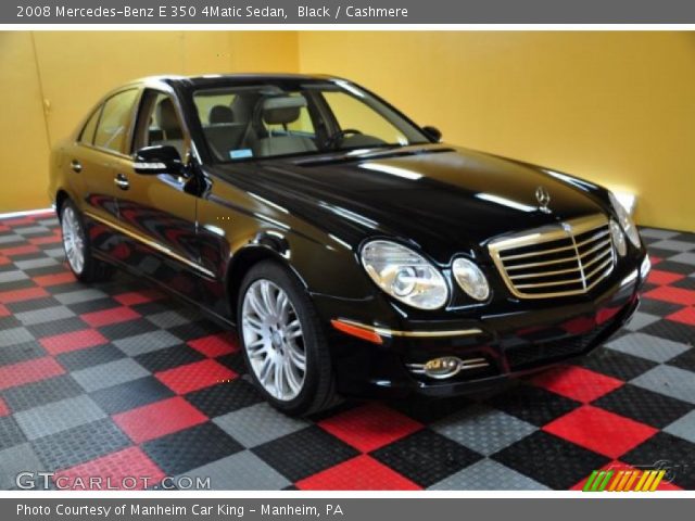 2008 Mercedes-Benz E 350 4Matic Sedan in Black