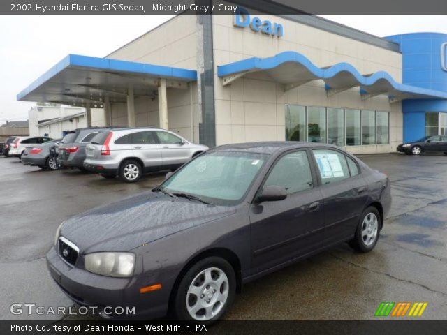 2002 Hyundai Elantra GLS Sedan in Midnight Gray