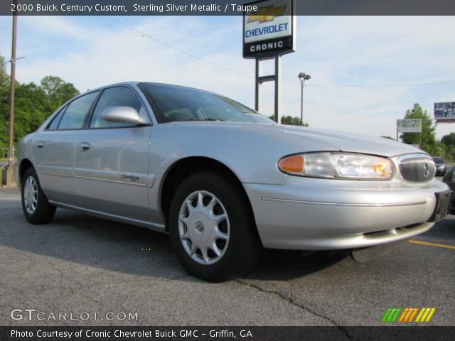 2000 Buick Century Custom in Sterling Silver Metallic