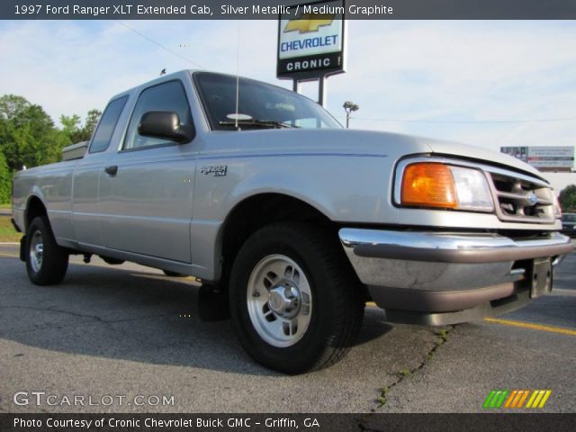 1997 Ford Ranger XLT Extended Cab in Silver Metallic