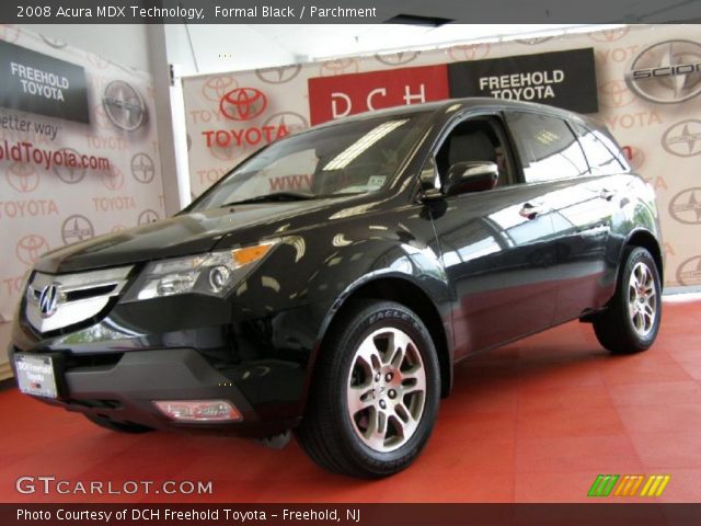 2008 Acura MDX Technology in Formal Black