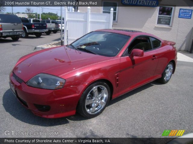 2006 Hyundai Tiburon GT in Electric Red