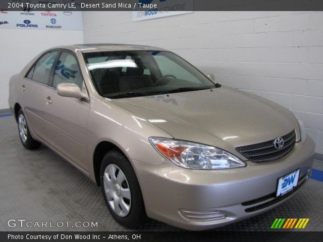 2004 Toyota Camry LE in Desert Sand Mica