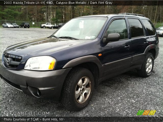 2003 Mazda Tribute LX-V6 4WD in Calypso Blue Metallic