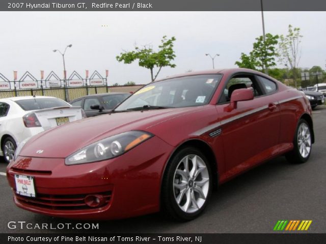 2007 Hyundai Tiburon GT in Redfire Pearl