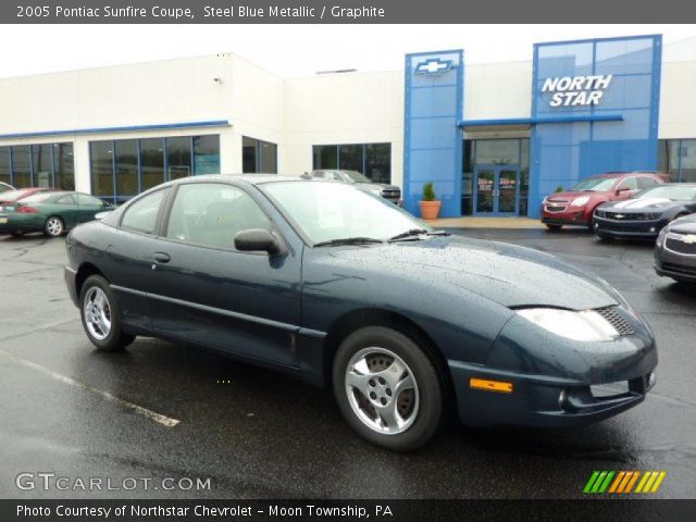 2005 Pontiac Sunfire Coupe in Steel Blue Metallic