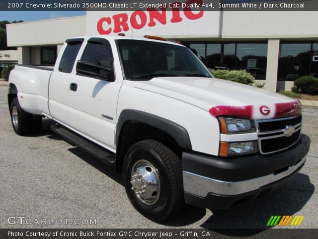 2007 Chevrolet Silverado 3500HD Classic LT Extended Cab Dually 4x4 in Summit White