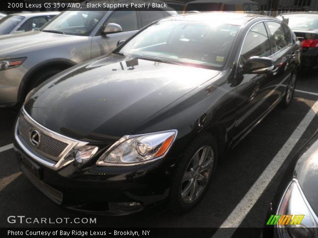 2008 Lexus GS 350 AWD in Black Sapphire Pearl