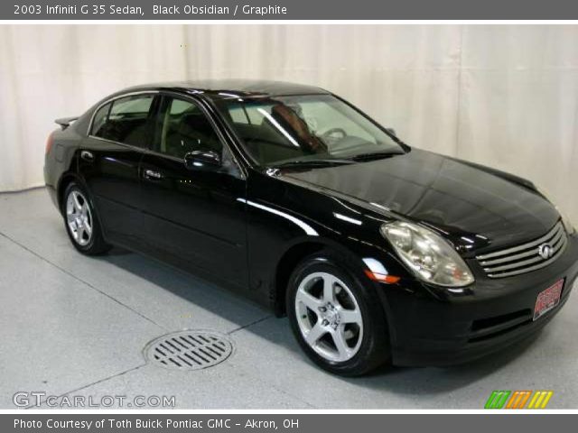 2003 Infiniti G 35 Sedan in Black Obsidian