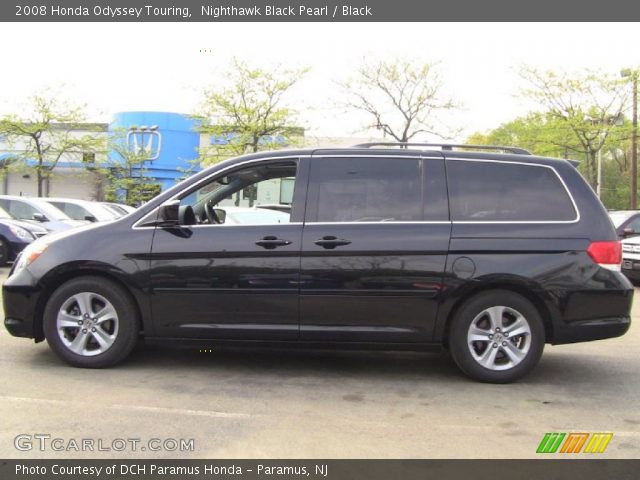 2008 Honda odyssey touring black #3