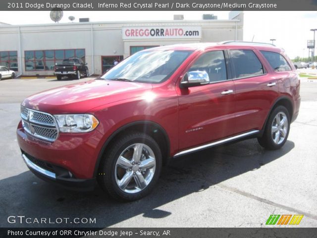 2011 Dodge Durango Citadel in Inferno Red Crystal Pearl