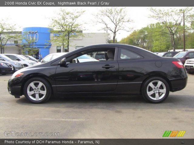 2008 Honda Civic EX Coupe in Nighthawk Black Pearl