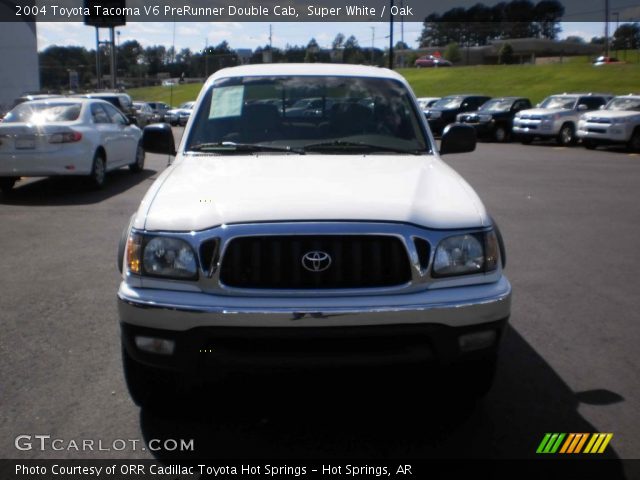2004 Toyota Tacoma V6 PreRunner Double Cab in Super White