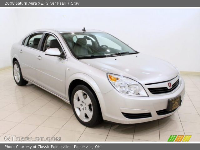 2008 Saturn Aura XE in Silver Pearl