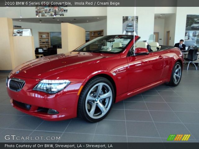 2010 BMW 6 Series 650i Convertible in Imola Red