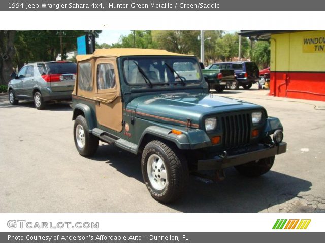 1994 Jeep Wrangler Sahara 4x4 in Hunter Green Metallic
