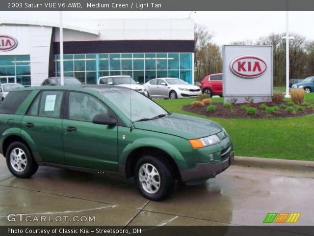 2003 Saturn VUE V6 AWD in Medium Green