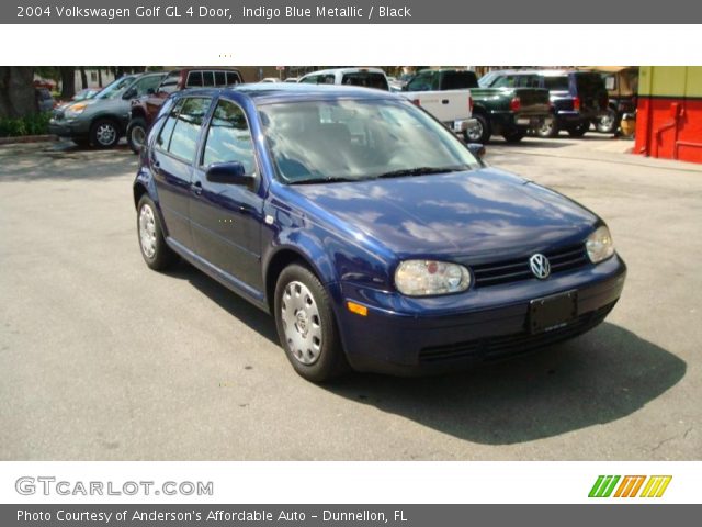2004 Volkswagen Golf GL 4 Door in Indigo Blue Metallic