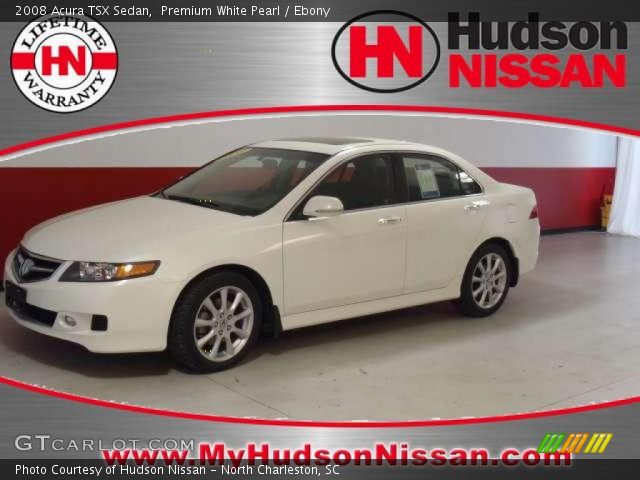 2008 Acura TSX Sedan in Premium White Pearl